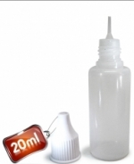 Πλαστικό Μπουκάλι 20ml PE με Καπάκι-Πλαστική Βελόνα